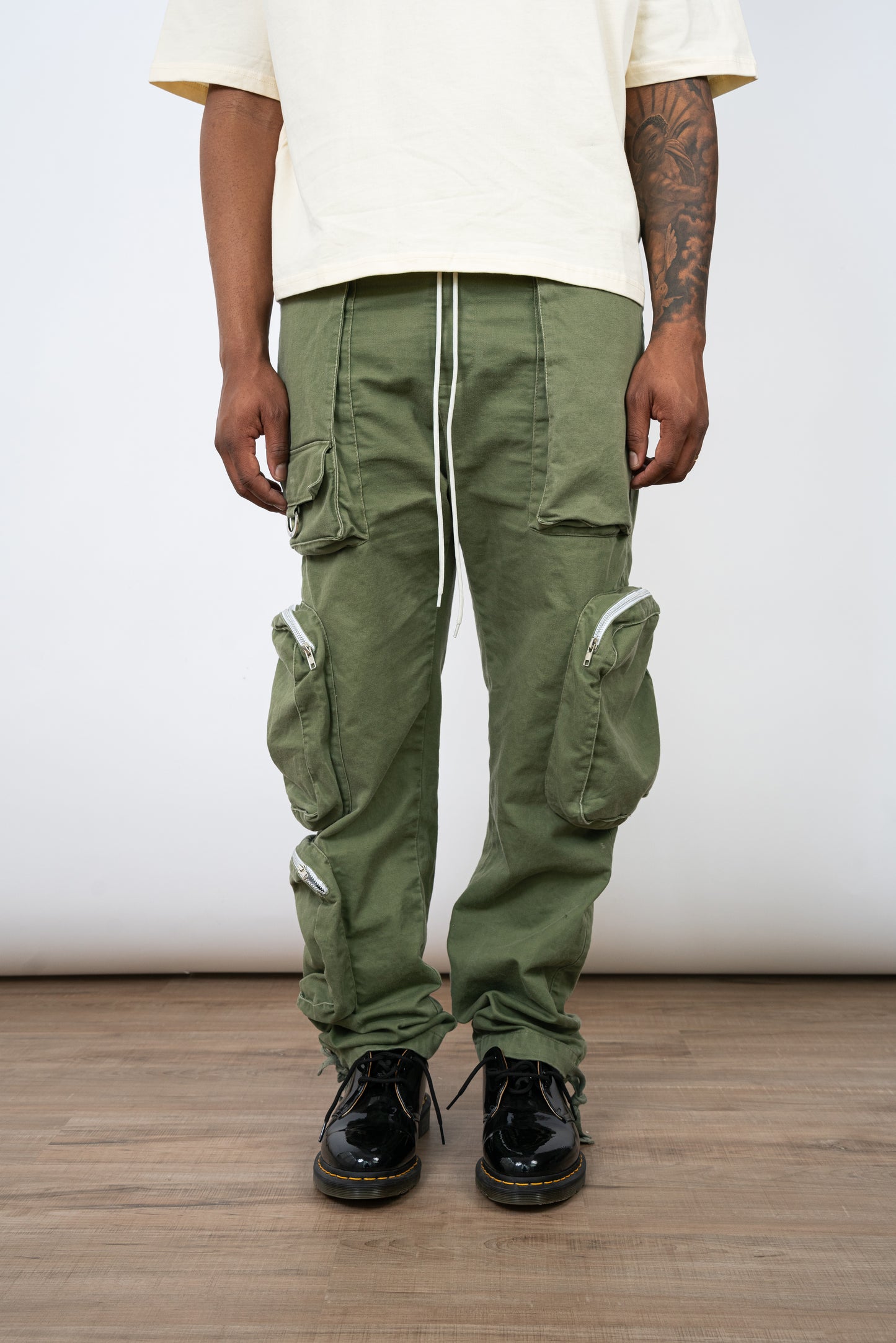 GREEN "POTO" Cargo Pants