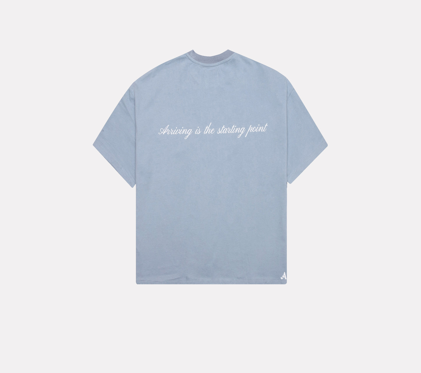 Sky Blue "Arriving" Tee