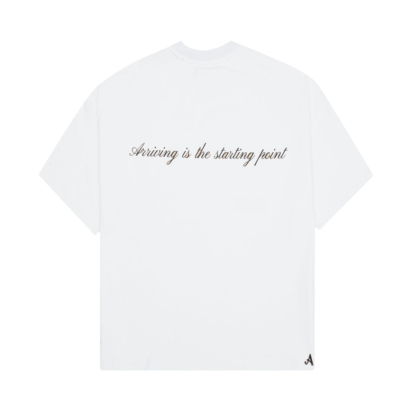 WHITE "Arriving" Tee