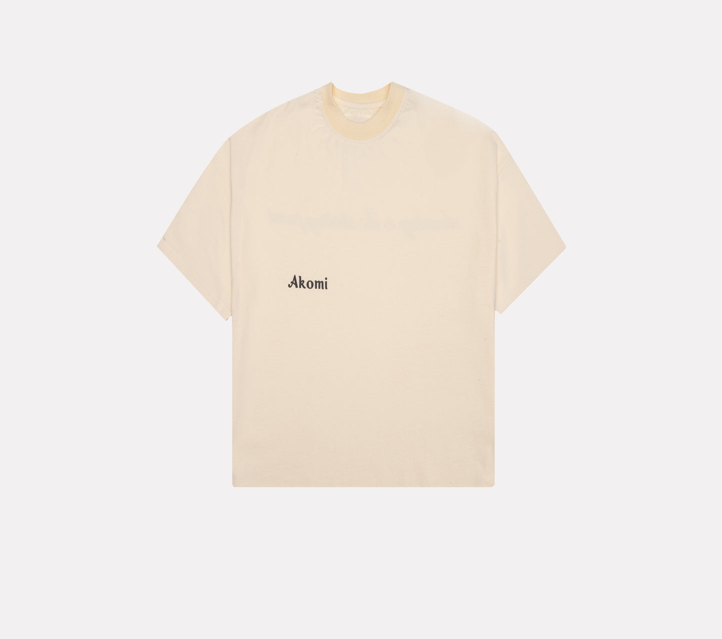 Beige "Arriving" Tee